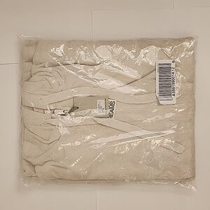 Barefoot Dreams CozyChic Ultra Lit Zip Up Hoodie in Almond WITH TAGS/PACKAGING